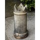 Buff 'Crowned' chimney pot